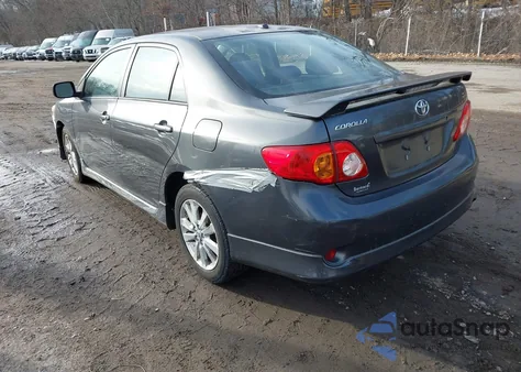 2009 Toyota Corolla S z USA, uszkodzony, nr VIN 1NXBU40E69Z079644